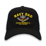 Navy Dad - Proud Father of a US Sailor Hat - Multiple Colors Available