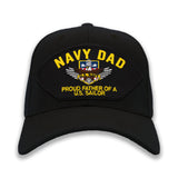 Navy Dad - Proud Father of a US Sailor Hat - Multiple Colors Available