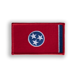 Tennessee State Flag Tactical Military Patch - Iron-on, velcro, peel & stick