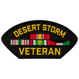 Desert Storm Veteran Embroidered Patch 5 ¼" x 2 5/8"