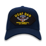 Air Force Dad - Proud Father of a US Airman Ball Cap or Trucker Hat