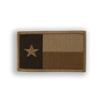 Desert Subdued Texas State Flag Tactical Military Patch - velcro patch