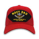 Navy Dad - Proud Father of a US Sailor Hat - Multiple Colors Available