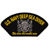 US Navy Deep Sea Diver Embroidered Patch 5 ¼" x 2 5/8"