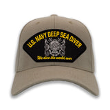 US Navy Deep Sea Diver Ball Cap - Multiple Colors Available