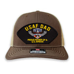 Air Force Dad - Proud Father of a US Airman Ball Cap or Trucker Hat