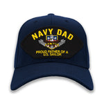 Navy Dad - Proud Father of a US Sailor Hat - Multiple Colors Available