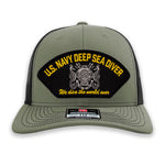 US Navy Deep Sea Diver Ball Cap - Multiple Colors Available