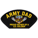 Army Dad - Proud Father of a US Soldier Embroidered  Military Support Patch