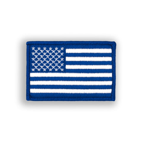 Blue & White US Flag Patch