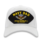 Navy Dad - Proud Father of a US Sailor Hat - Multiple Colors Available
