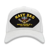 Navy Dad - Proud Father of a US Sailor Hat - Multiple Colors Available