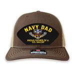 Navy Dad - Proud Father of a US Sailor Hat - Multiple Colors Available