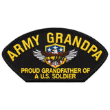 Army Grandpa - Proud Grandfather of a US Soldier Embroidered Military Support Patch