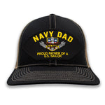 Navy Dad - Proud Father of a US Sailor Hat - Multiple Colors Available