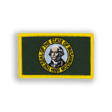 Washington State Flag Tactical Military Patch - velcro patch