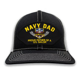 Navy Dad - Proud Father of a US Sailor Hat - Multiple Colors Available