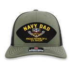 Navy Dad - Proud Father of a US Sailor Hat - Multiple Colors Available
