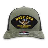 Navy Dad - Proud Father of a US Sailor Hat - Multiple Colors Available