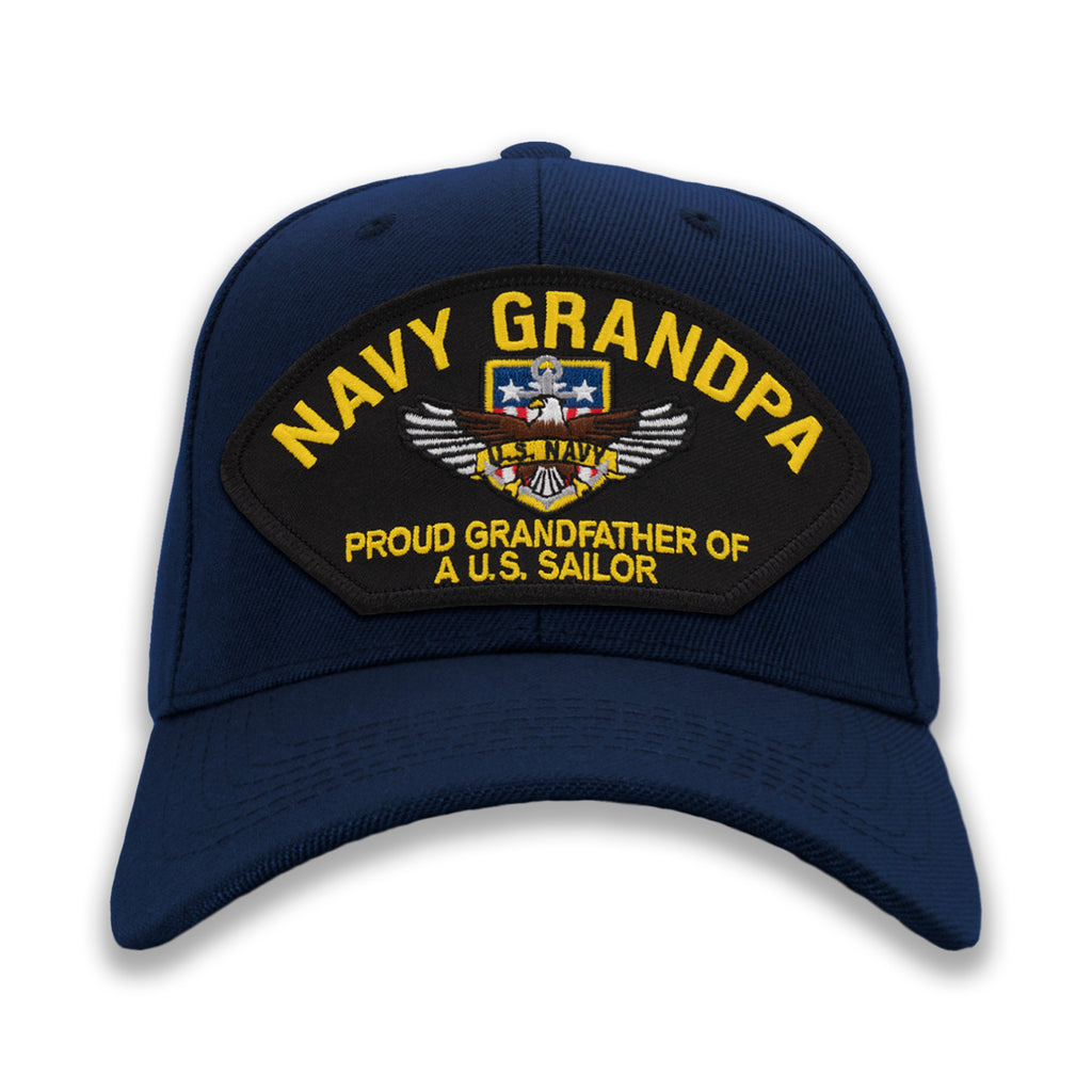 OLD GUYS RULE Men's Baseball Cap - "Born In The USA" Patriotic Hat (Stone Color)