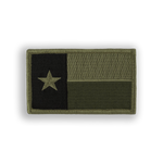 OD Green Camo Texas State Flag Tactical Military Patch - velcro patch