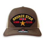 Vietnam Veteran - Bronze Star Hat - Multiple Colors Available