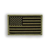 OD Green Subdued US Flag Velcro Patch
