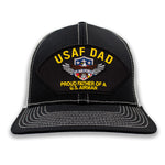 Air Force Dad - Proud Father of a US Airman Ball Cap or Trucker Hat
