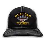 Air Force Dad - Proud Father of a US Airman Ball Cap or Trucker Hat