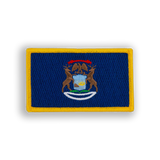 Michigan  State Flag Tactical Military Patch - velcro patch