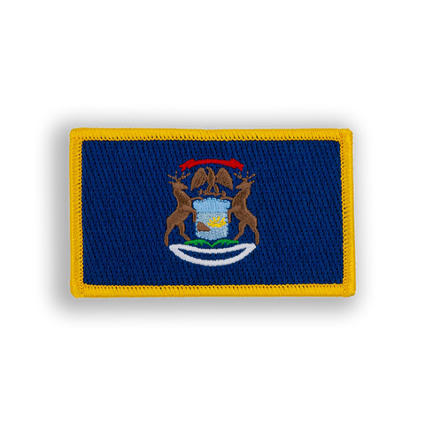 Michigan  State Flag Tactical Military Patch - velcro patch