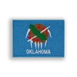 Oklahoma State Flag Tactical Military Patch - velcro patch