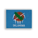 Oklahoma State Flag Tactical Military Patch - velcro patch
