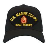 US Marine Corps Gunnery Sergeant Retired Hat - Multiple Colors Available