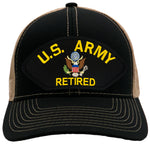 US Army Retired Hat - Multiple Colors Available