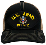 US Army Retired Hat - Multiple Colors Available