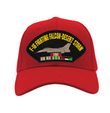 F-16 Fighting Falcon - Desert Storm Veteran Hat - Multiple Colors Available