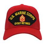 US Marine Corps Gunnery Sergeant Retired Hat - Multiple Colors Available