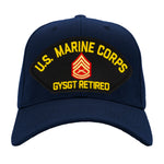 US Marine Corps Gunnery Sergeant Retired Hat - Multiple Colors Available