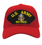 US Army Retired Hat - Multiple Colors Available