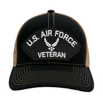 US Air Force Veteran Hat - Multiple Colors Available