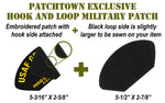 Air Force Grandpa - Proud Grandfather of a US Airman Embroidered Military Support Patch