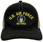 US Air Force Retired Hat - Multiple Colors Available