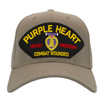 Purple Heart - Iraqi Freedom Veteran Hat - Multiple Colors Available