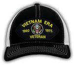 US Military - Vietnam Era Veteran Hat - Multiple Colors Available