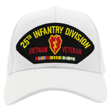25th Infantry Division -Vietnam Veteran Hat - Multiple Colors Available