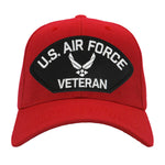 US Air Force Veteran Hat - Multiple Colors Available