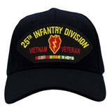25th Infantry Division -Vietnam Veteran Hat - Multiple Colors Available