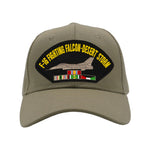F-16 Fighting Falcon - Desert Storm Veteran Hat - Multiple Colors Available