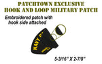 Navy Grandpa - Proud Grandfather of a US Sailor Embroidered Patch 5 3/16" x 2 5/8"